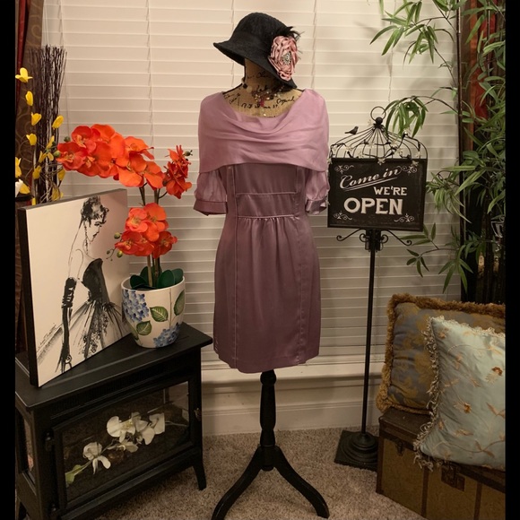 WALTER Silk Classy Modern Chic Dress. - Picture 3 of 15
